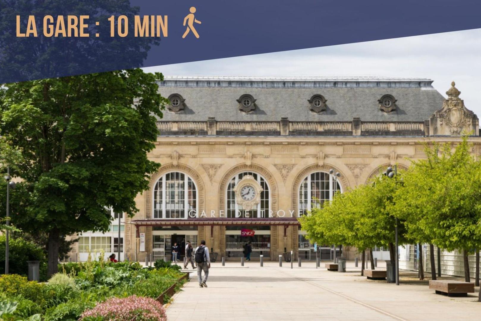 Madeleine - Centre-Ville Proche Gare - Mon Groom Troyes Eksteriør billede
